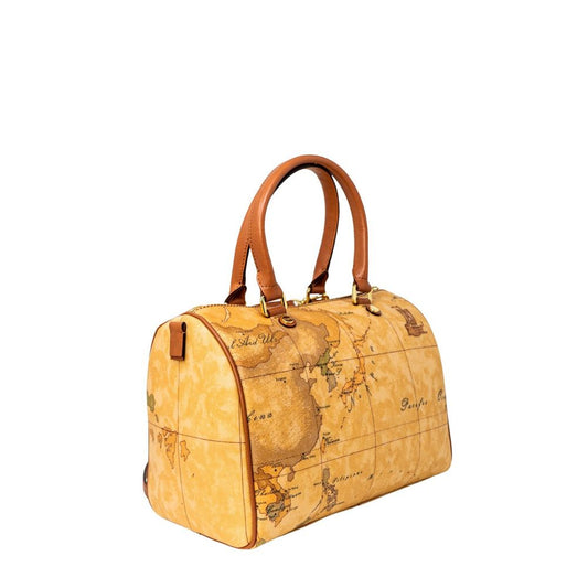 Alviero Martini Prima Classe Beige Leather Handbag Alviero Martini Prima Classe Sandy Brown