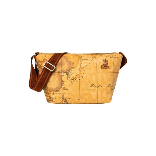 Alviero Martini Prima Classe Beige Artificial Leather Handbag Alviero Martini Prima Classe Sandy Brown