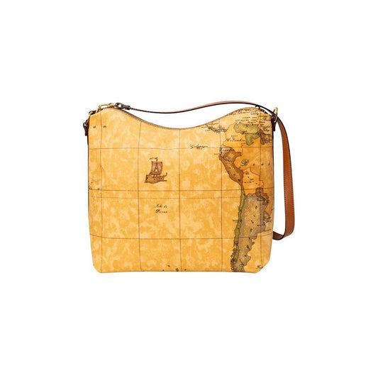 Alviero Martini Prima Classe Beige Leather Handbag Alviero Martini Prima Classe Sandy Brown