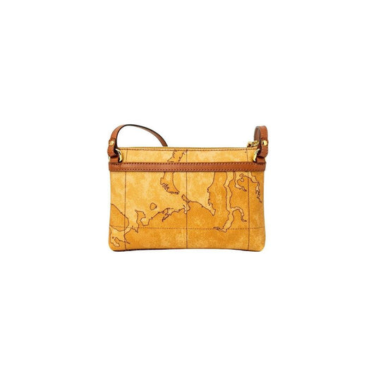 Alviero Martini Prima Classe Beige Leather Handbag Alviero Martini Prima Classe Goldenrod