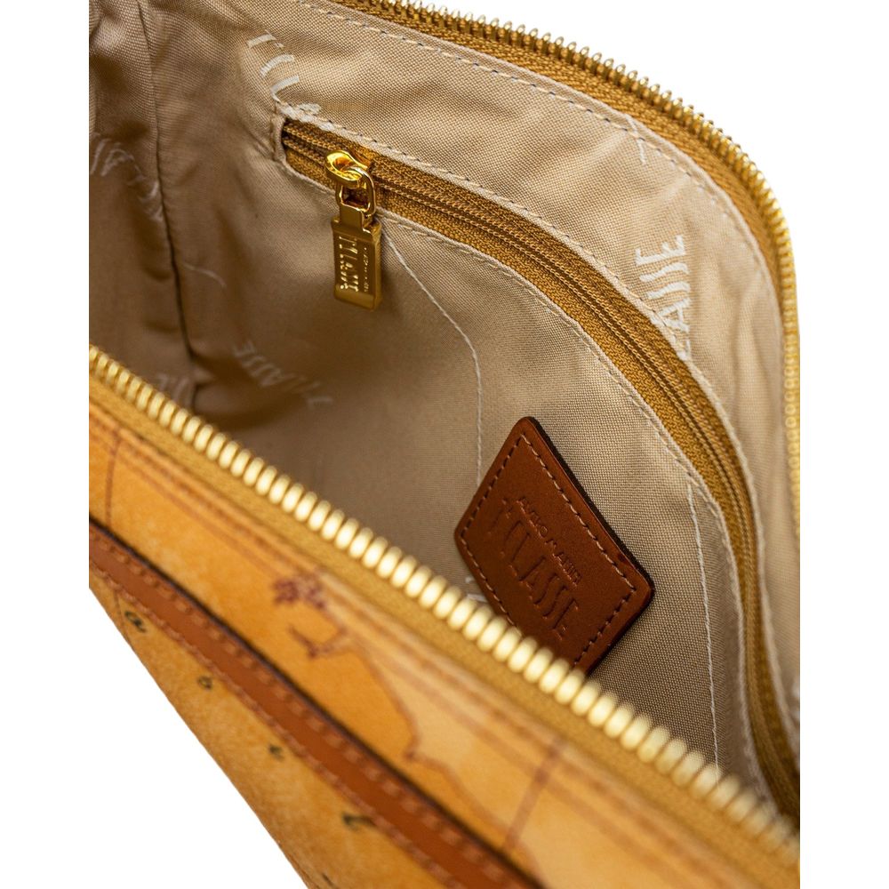 Front view with bag zipped and handles upright.