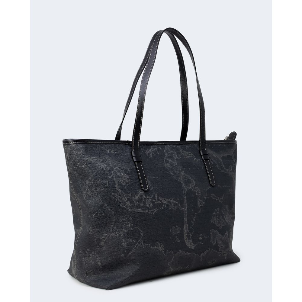Front view with bag zipped and handles upright.