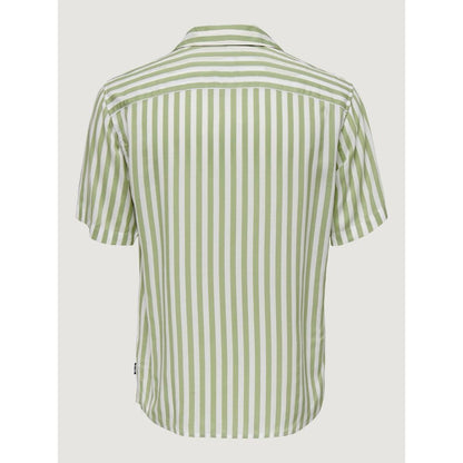 Only & Sons Green Viscose Shortsleeve