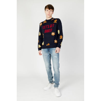 Only & Sons Blue Marabou Sweater