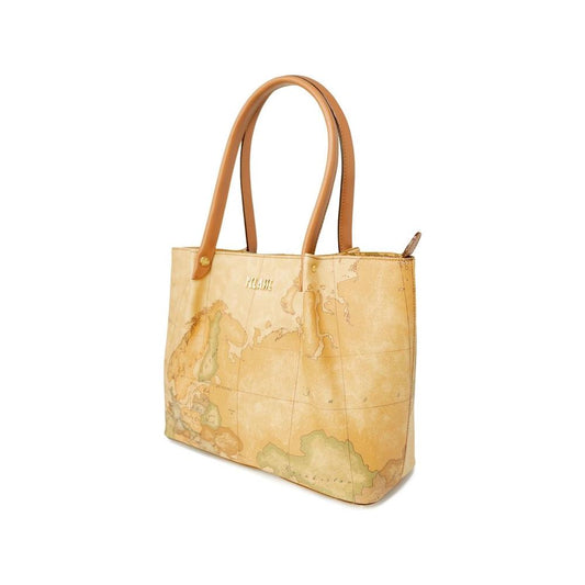 Alviero Martini Prima Classe Beige Leather Handbag Alviero Martini Prima Classe Tan