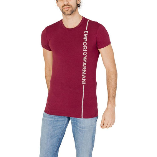 Emporio Armani Underwear Bordeaux Cotton T-Shirt Emporio Armani Underwear Gray
