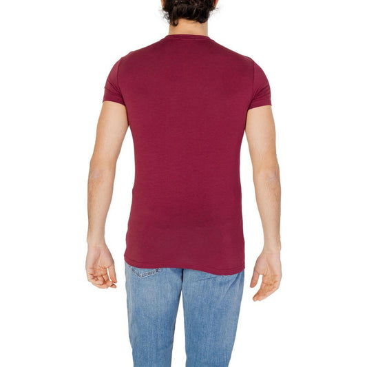 Emporio Armani Underwear Bordeaux Cotton T-Shirt Emporio Armani Underwear Brown