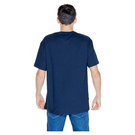 Tommy Hilfiger Jeans Blue Cotton T-Shirt Tommy Hilfiger Jeans Dark Slate Gray