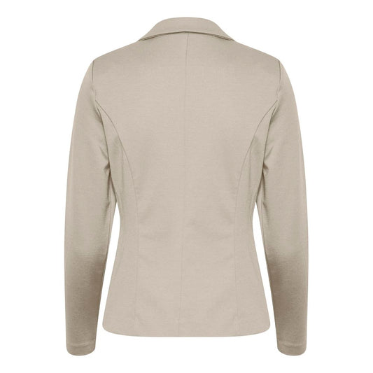 ICHI Beige Polyester Suits & Blazer