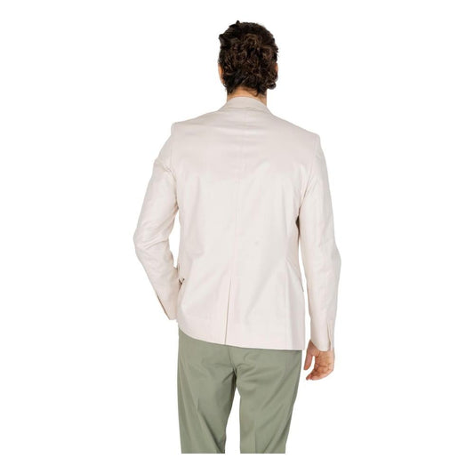 Antony Morato Cream Cotton Suit Antony Morato Light Gray