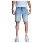 Antony Morato Light Blue Cotton Bermuda AN-13379700236-W29