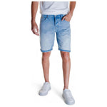Antony Morato Light Blue Cotton Bermuda AN-13379700236-W29