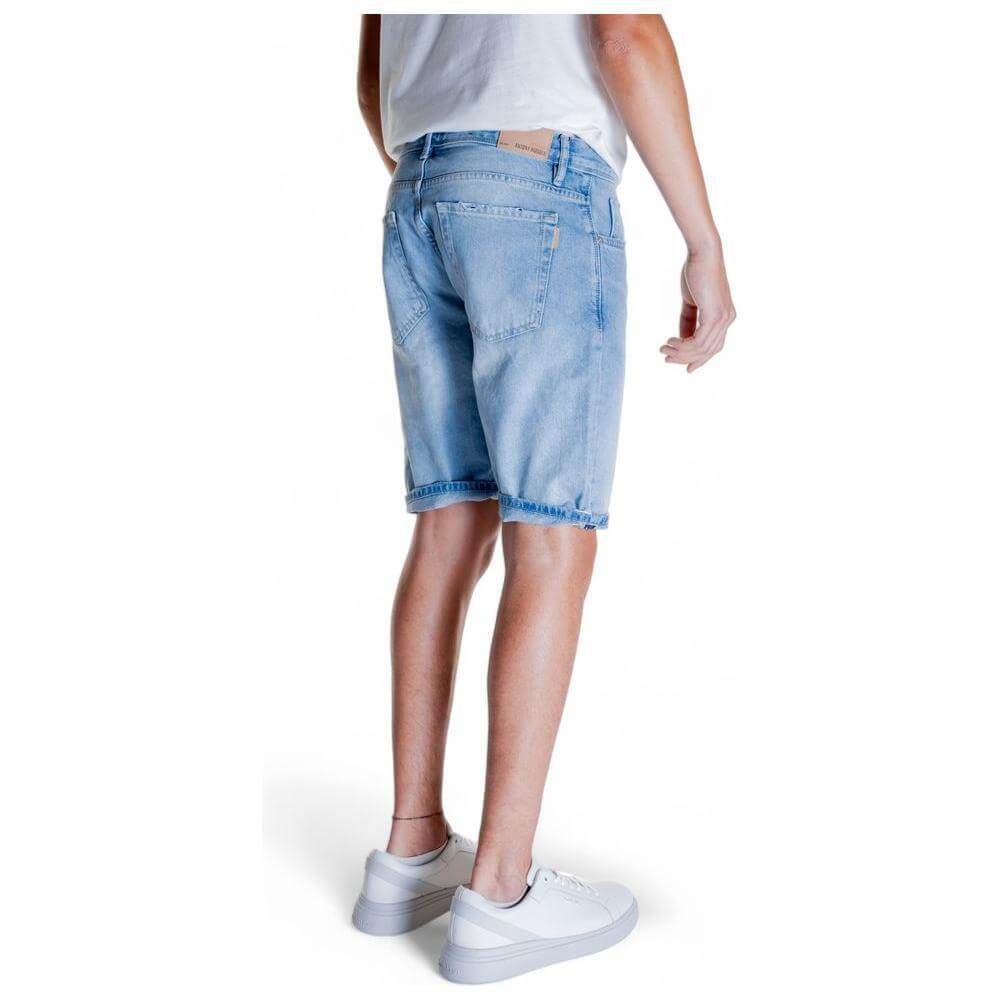Antony Morato Light Blue Cotton Bermuda AN-13379700236-W29