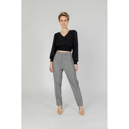 Morgan De Toi Black Polyester Pants