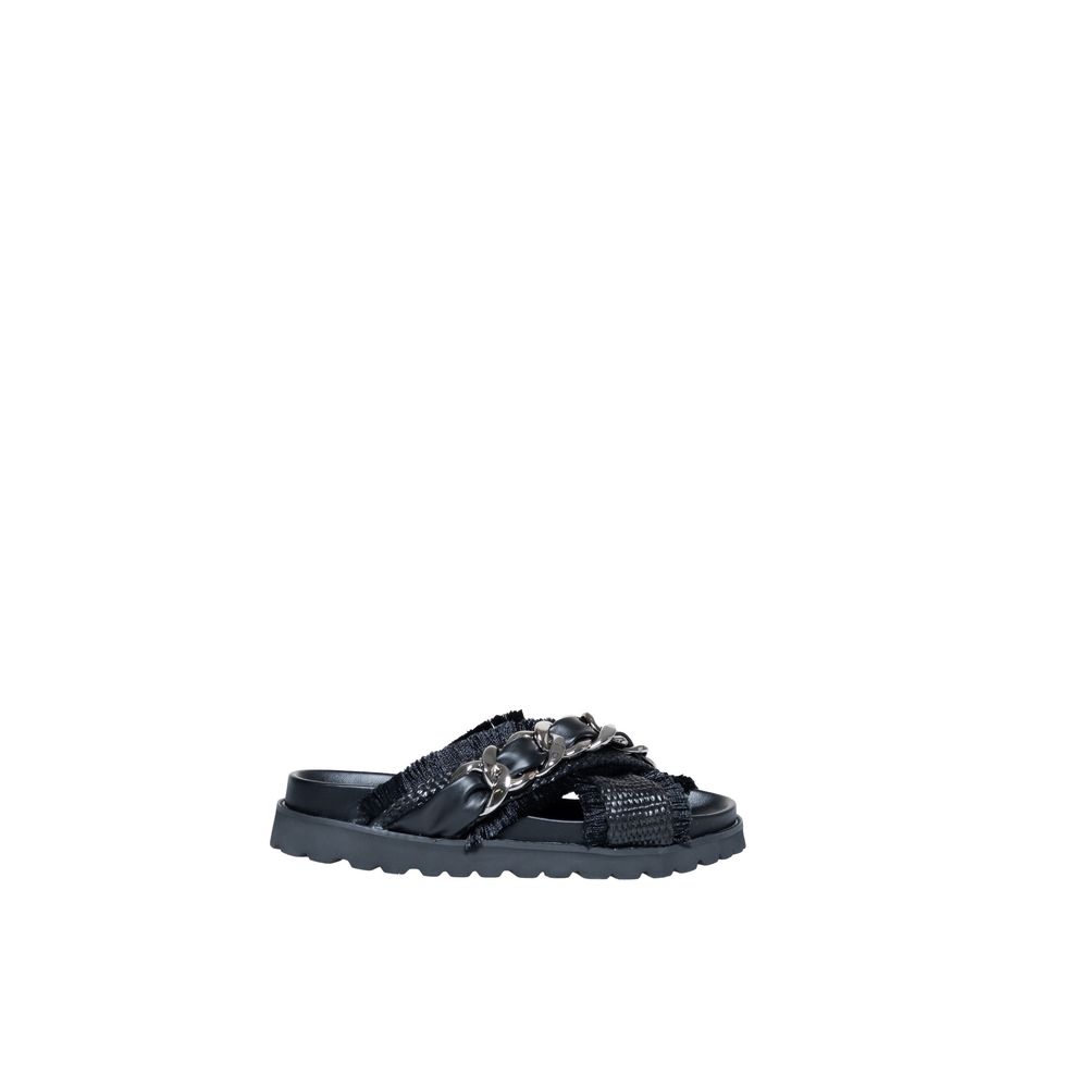 Cult Black Polyethylene Sandals