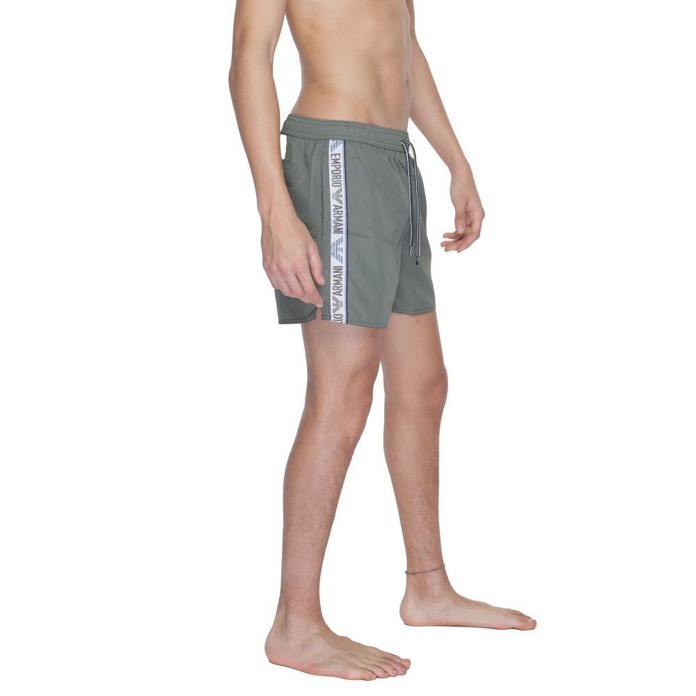 Emporio Armani Underwear Green Polyester Swim Short