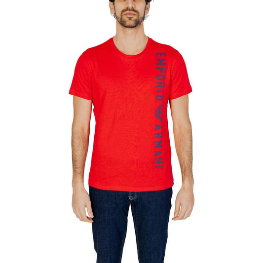 Emporio Armani Underwear Red Cotton T-Shirt Emporio Armani Underwear Midnight Blue