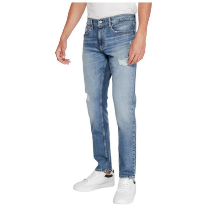 Tommy Hilfiger Jeans Blue Cotton Slim Fit Jean