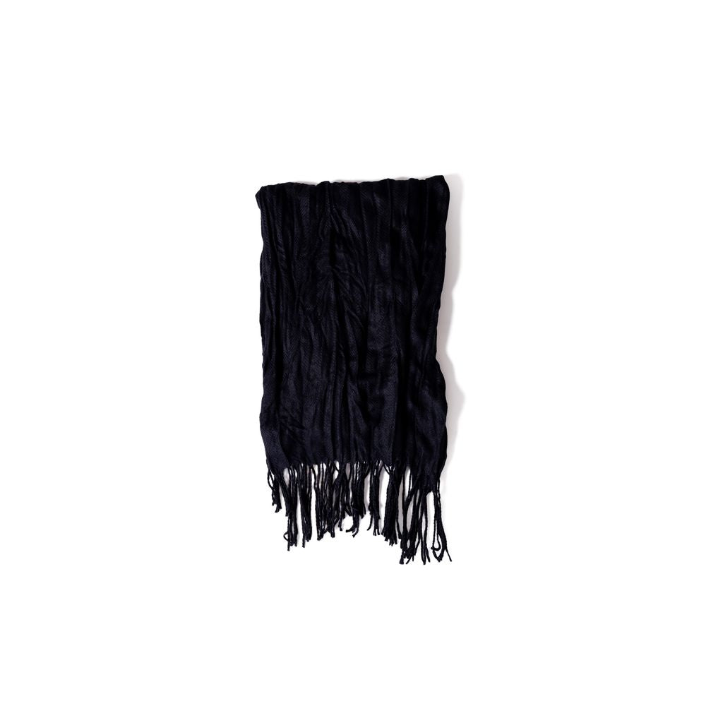 Antony Morato Black Polyester Scarf AN-11848600009-ONE SIZE