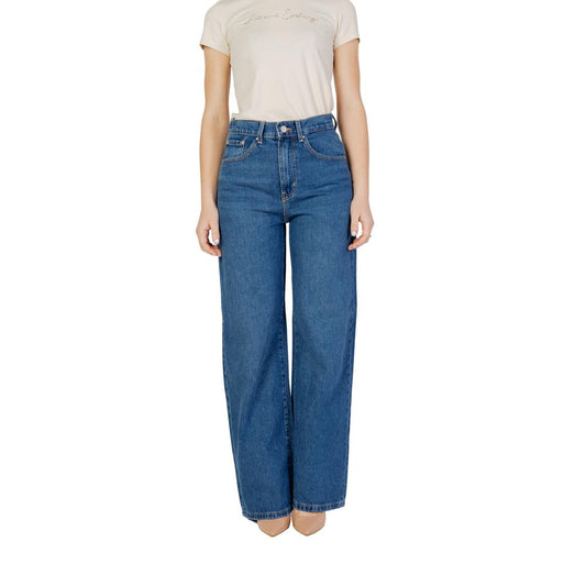 Only Blue Cotton Jeans & Pant Only Light Gray