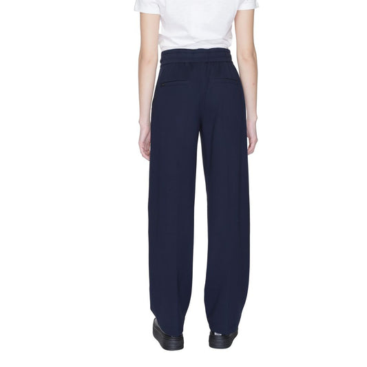 Street One Blue Viscose Jeans & Pant Street One Light Gray