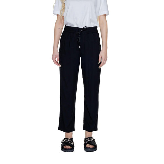 Street One Black Viscose Jeans & Pant Street One Gray
