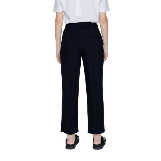 Street One Black Viscose Jeans & Pant Street One Black