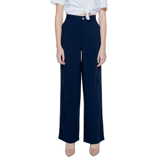 Street One Blue Viscose Jeans & Pant Street One Black
