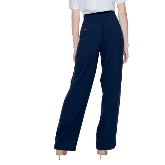 Street One Blue Viscose Jeans & Pant Street One Light Gray
