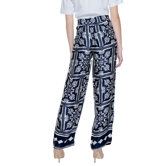 Street One Blue Viscose Jeans & Pant Street One Light Gray