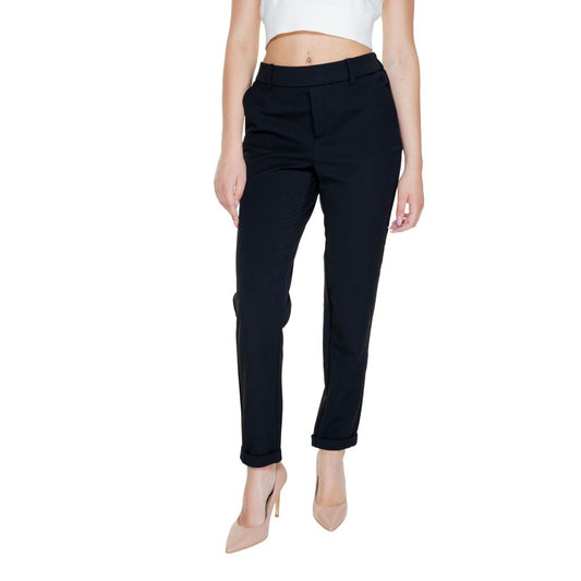Vero Moda Black Polyester Jeans & Pant Vero Moda Gray