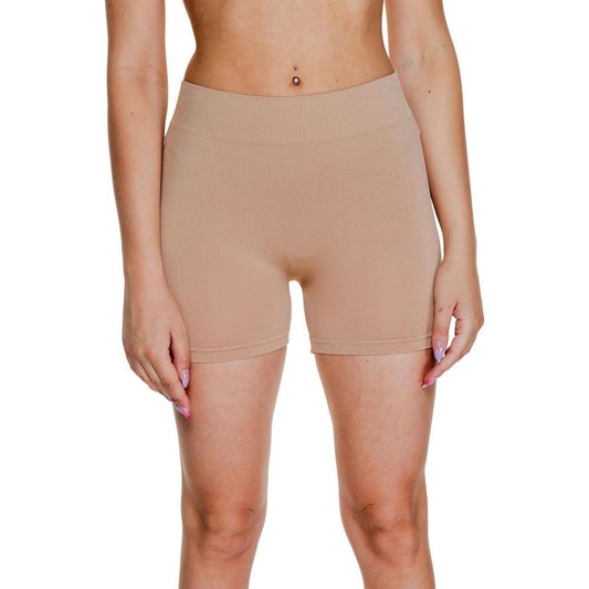 Vero Moda Beige Polyamide Short Vero Moda Rosy Brown