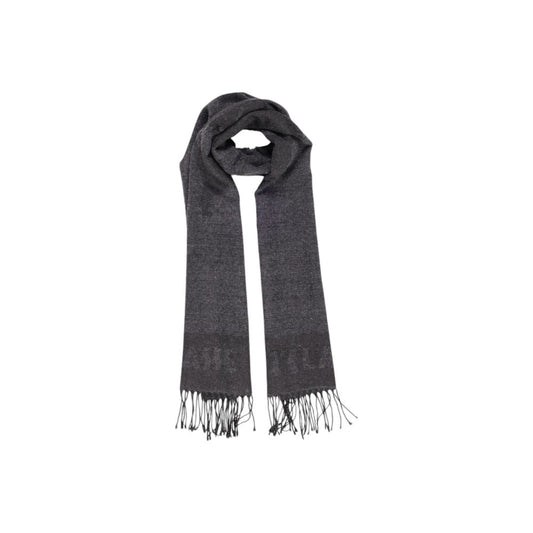 Alviero Martini Prima Classe Gray Viscose Scarf Alviero Martini Prima Classe Dark Slate Gray