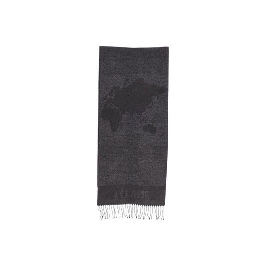 Alviero Martini Prima Classe Gray Viscose Scarf Alviero Martini Prima Classe Dark Slate Gray