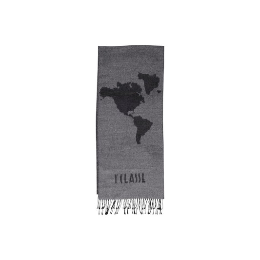 Alviero Martini Prima Classe Gray Polyacrylic Scarf Alviero Martini Prima Classe Dim Gray