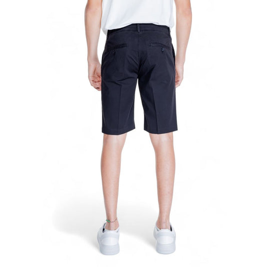 Antony Morato Black Cotton Short Antony Morato Light Gray