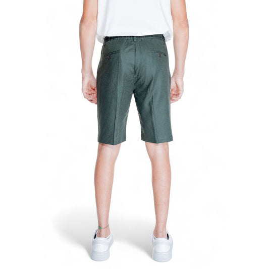 Antony Morato Green Linen Short Antony Morato Dark Slate Gray