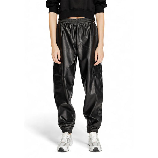 Only Black Polyester Jeans & Pant Only Dark Slate Gray