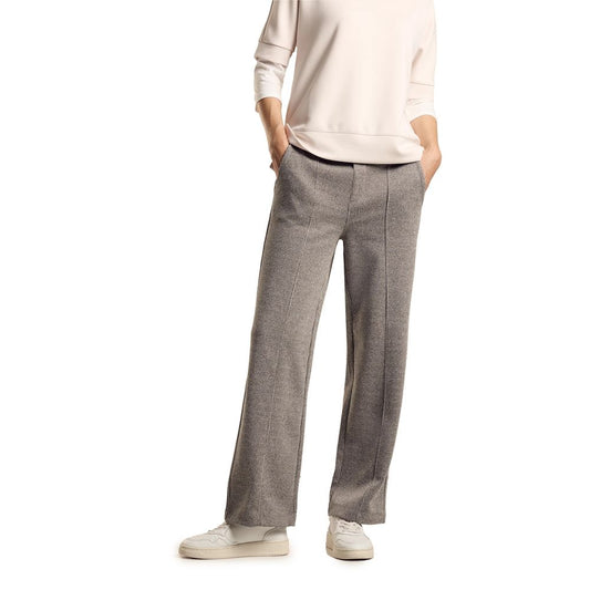 Street One Black Viscose Jeans & Pant Street One Rosy Brown