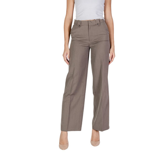 Only Gray Polyester Jeans & Pant Only Dim Gray