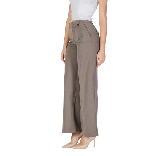 Only Gray Polyester Jeans & Pant Only Rosy Brown