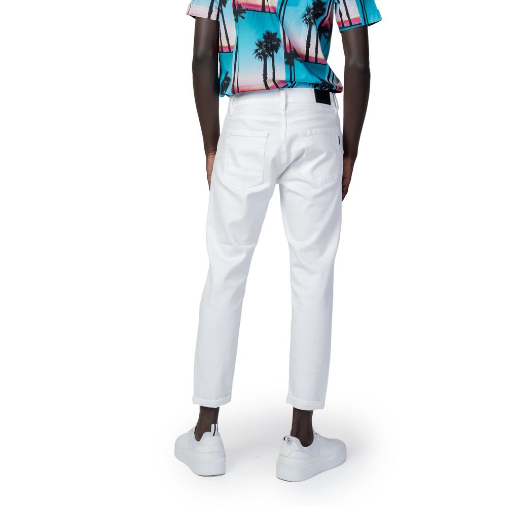 Antony Morato White Cotton Skinny Jeans
