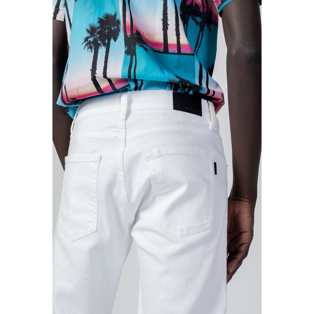 Antony Morato White Cotton Skinny Jeans