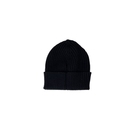 Calvin Klein Jeans Black Wool Hat Calvin Klein Jeans Black