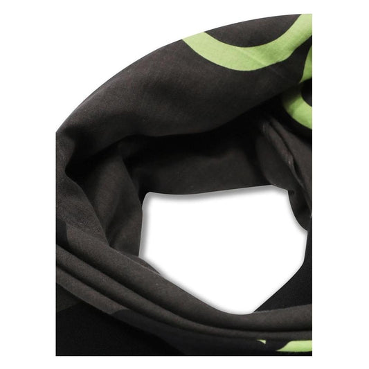 Calvin Klein Black Organic Cotton Scarf Calvin Klein Black