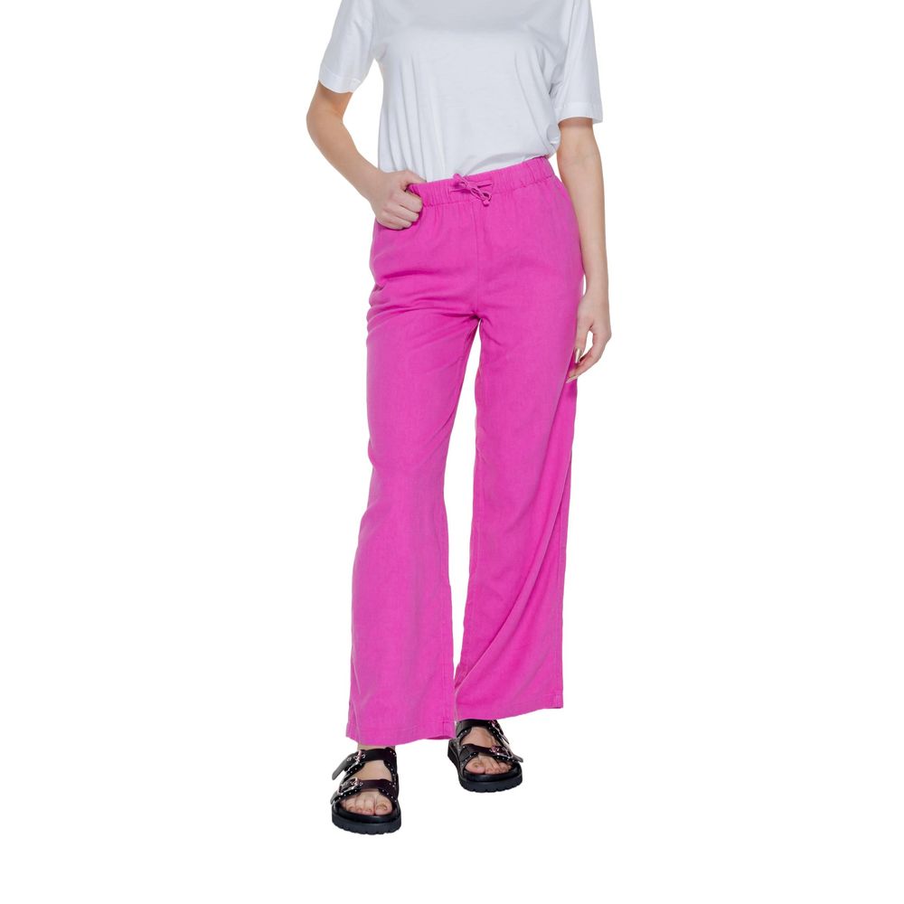 Only Pink Linen Pant
