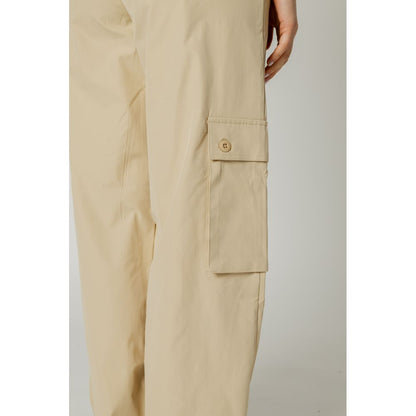 Only Beige Cotton Cargo Pants