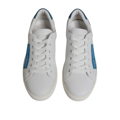 Dolce & Gabbana White London Calf Leather Sneakers Shoes