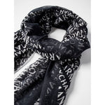 Armani Exchange Black Modal Scarf AR-8161700009-ONE SIZE