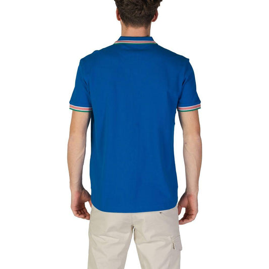 Hugo Boss Blue Cotton Polo Shirt Hugo Boss Midnight Blue